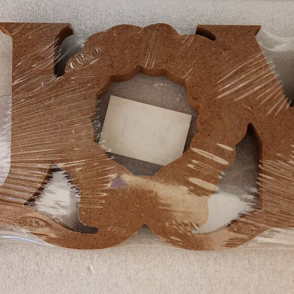 Holiday decor 3 'JOY' word sign. It either stands up or hang on wall. - Picture 4 of 4